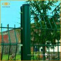 green coated wire mesh fence